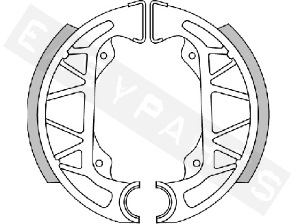 Mâchoires frein arrière POLINI Original (FT0275) (sans ergot)